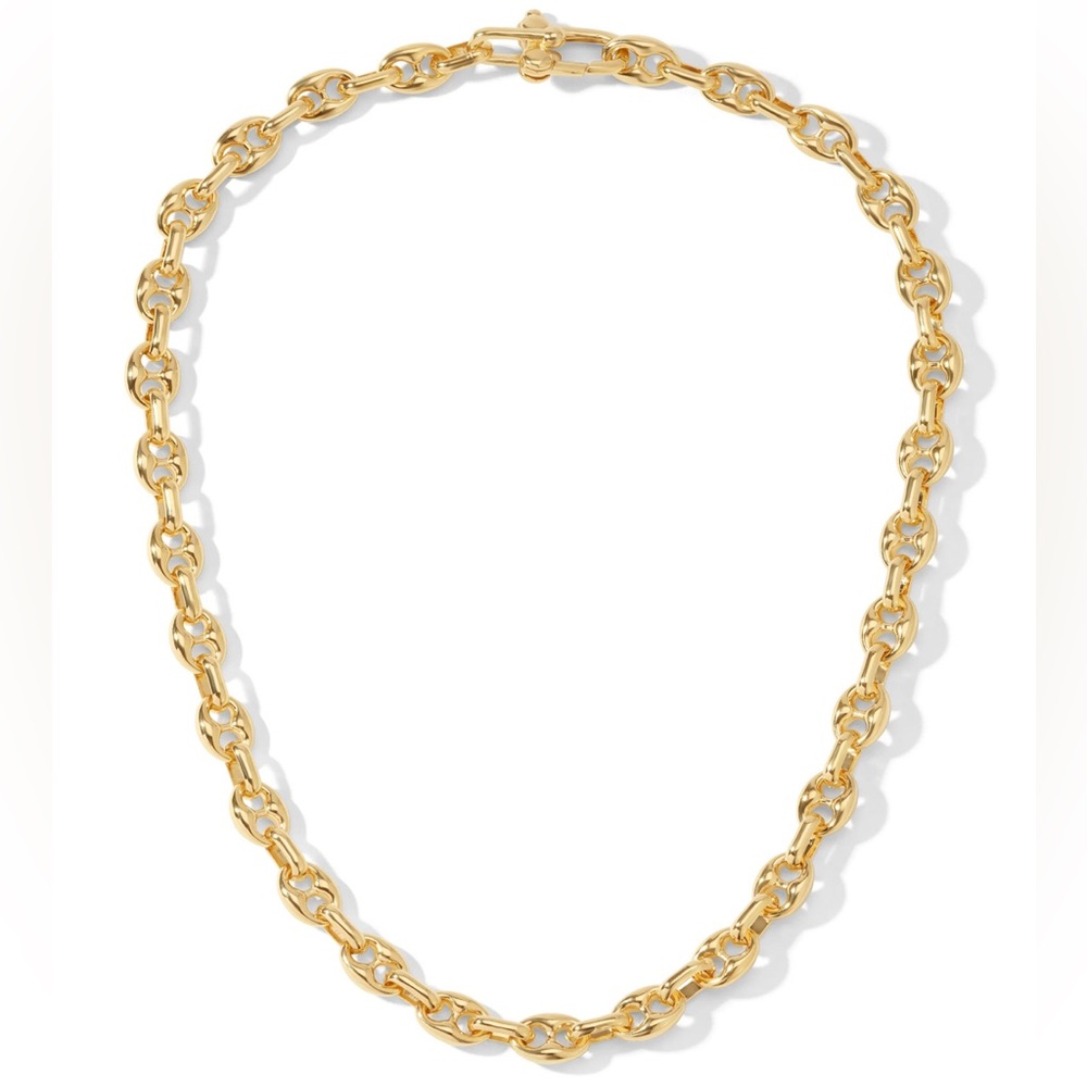 Vanessa Mooney Gold Link Chain Necklace